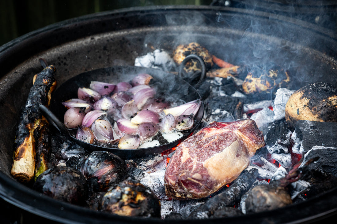 Charcoal is just a heat source?