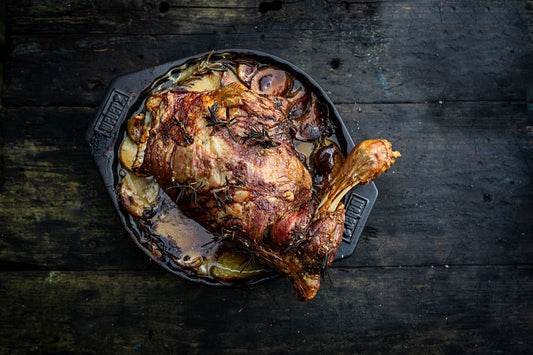 Slow cooked lamb shoulder